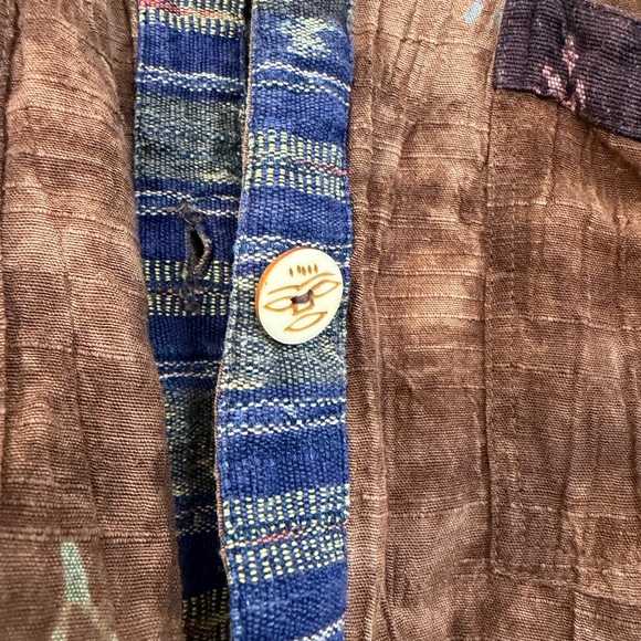 Kusnadi New York Vintage Boho Button Front Top / large - Picture 6 of 11